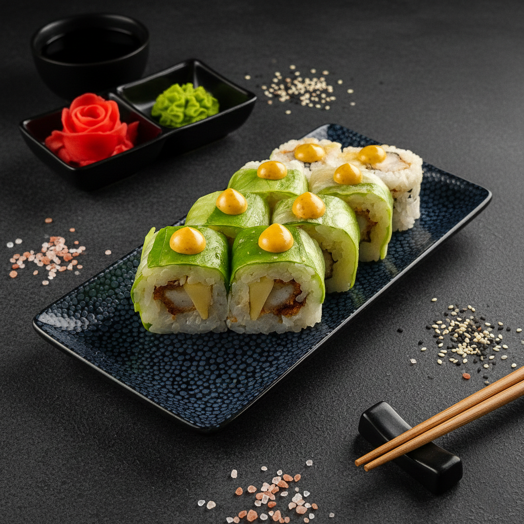 Spring roll poulet avocat ou concombre (8 pcs)