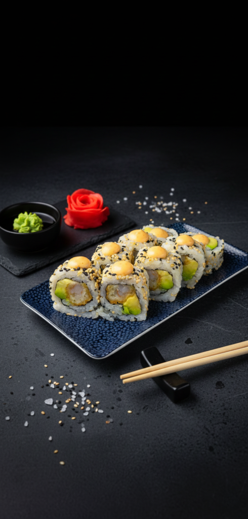 California crevette avocat ou concombre