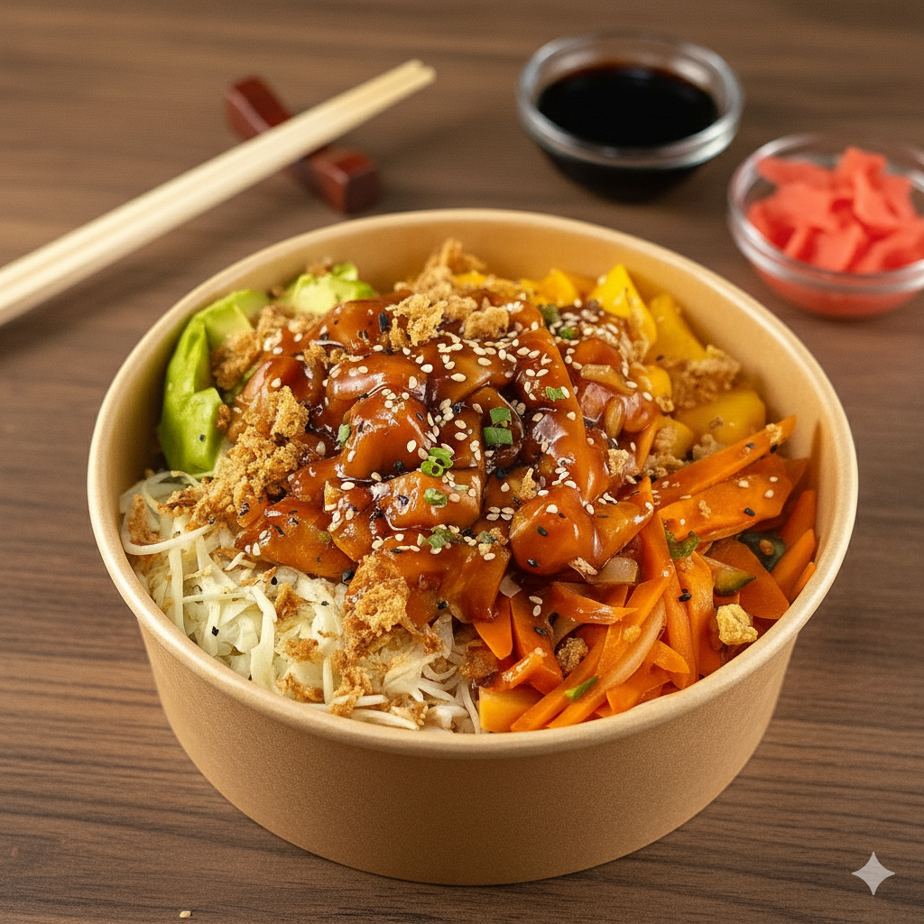 Poké saumon