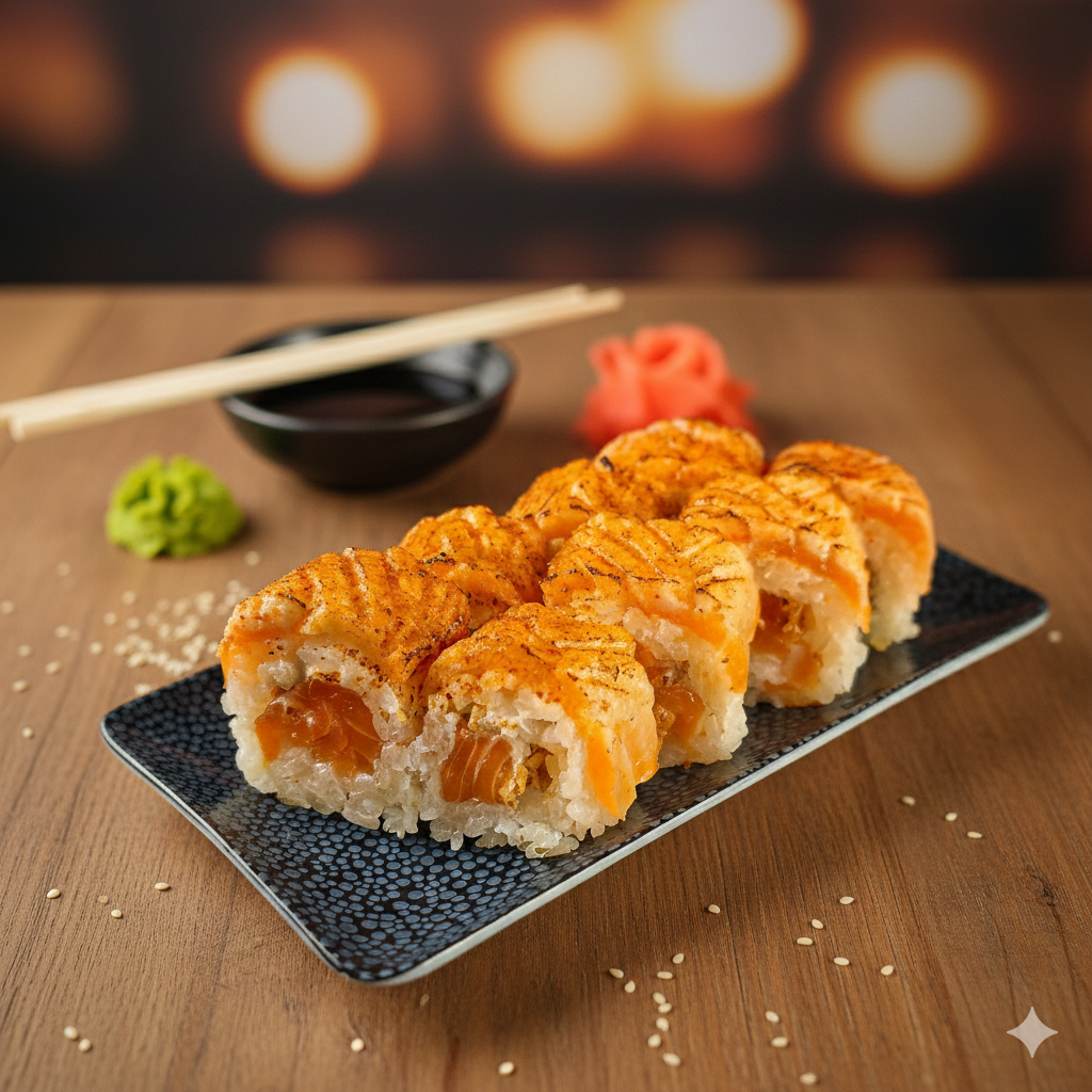 Salmon Aburi (8 pcs)
