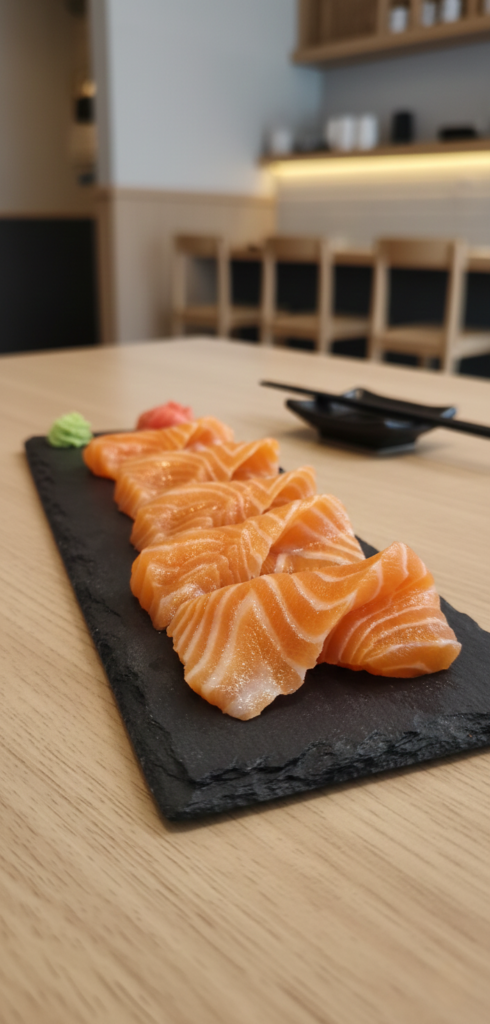 Sashimi saumon (5 pcs)